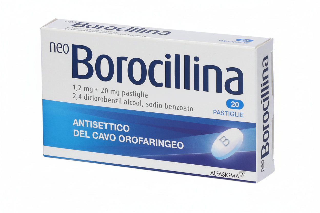 Neoborocillina 1,2 mg + 20mg  20 Pastiglie Menta