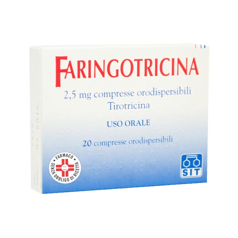 Faringotricina 20 compresse orodispersibili