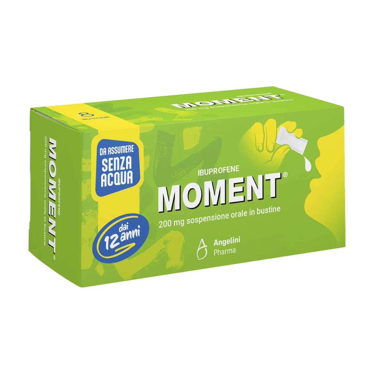 Moment Liquido 200 mg Sospensione Orale 8 Bustine