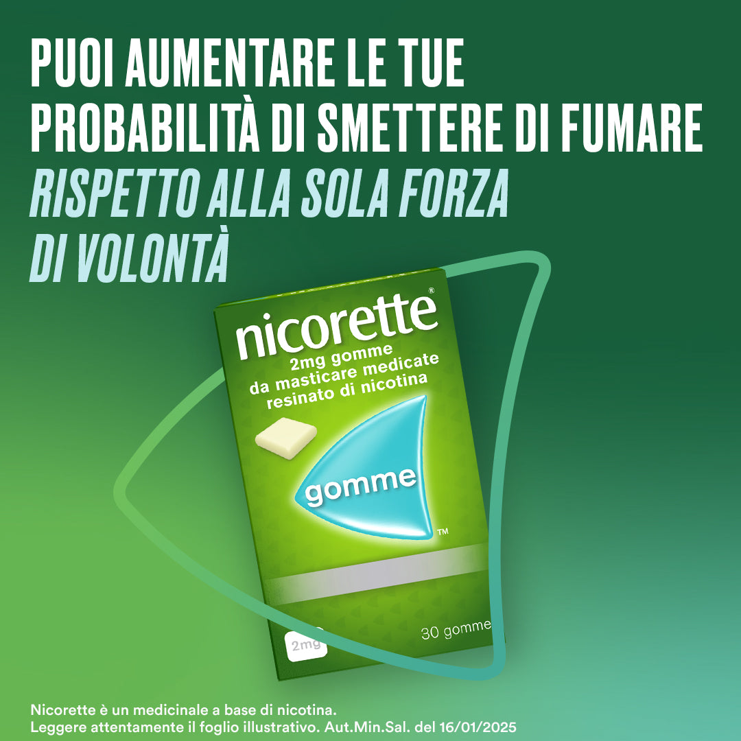 Nicorette Gomme Masticabili Per Smettere Di Fumare 2mg 30 Pezzi