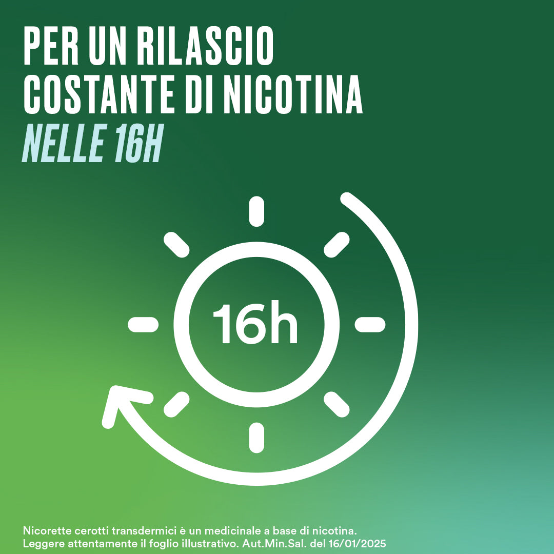 Nicorette Cerotti Transdermici 10 mg/16 h 7 Cerotti