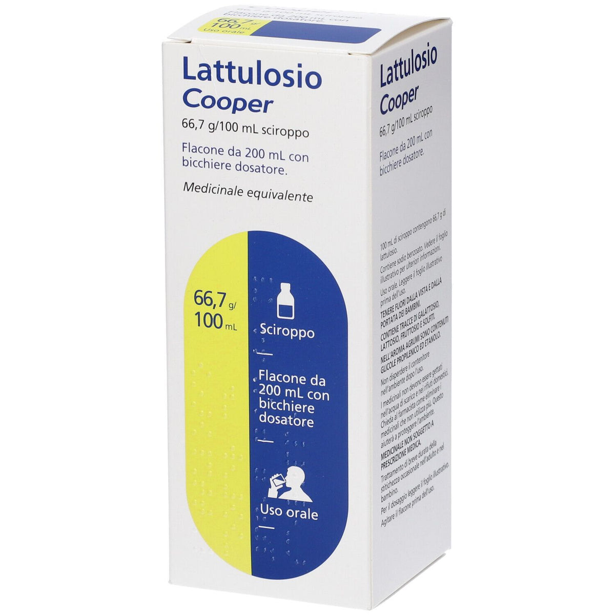 Lattulosio Mylan Sciroppo Lassativo  66,7 g/100 ml flacone 200 ml