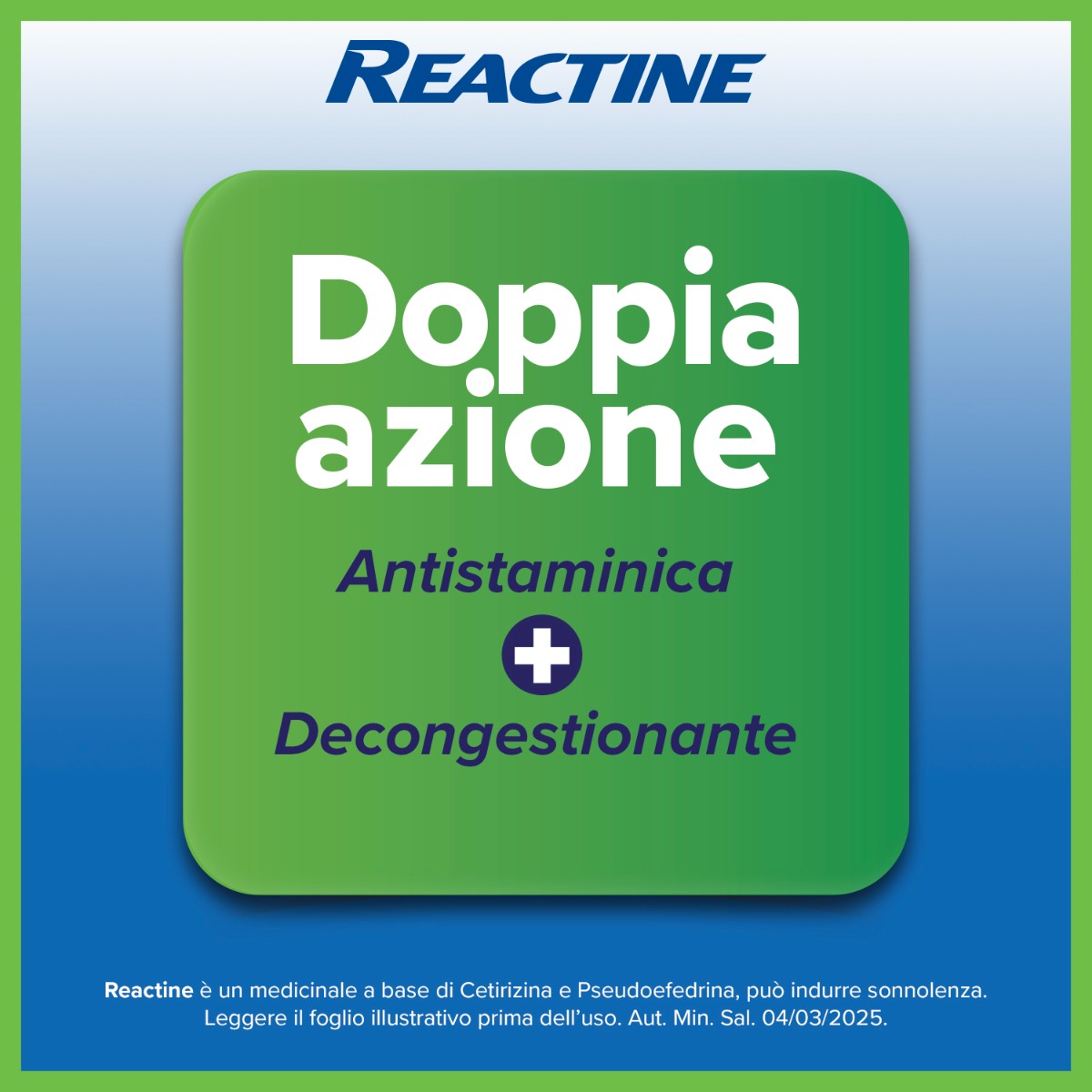 Reactine 6 Compresse Antistaminico