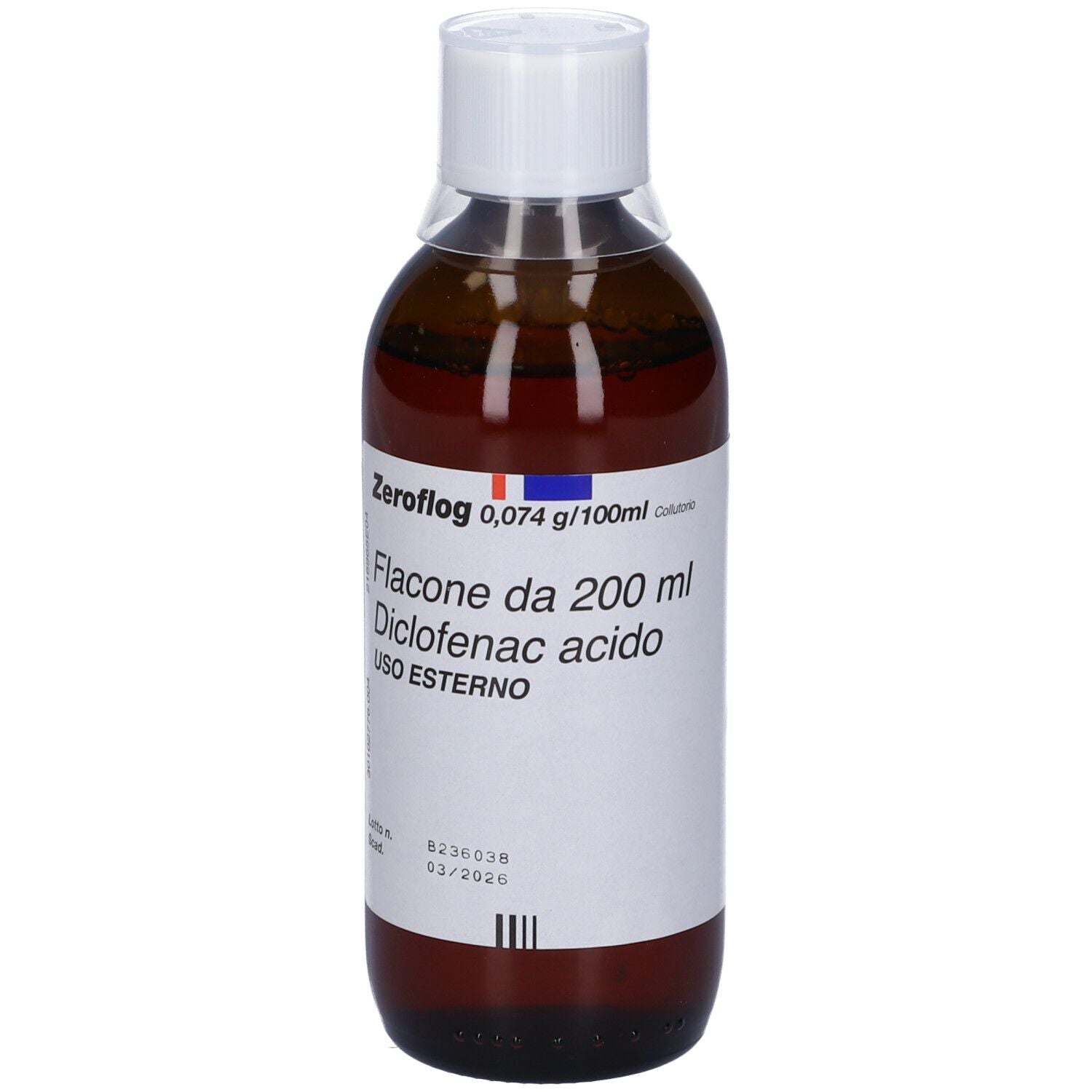 Zeroflog Collutorio 0,074/100ml 200ml