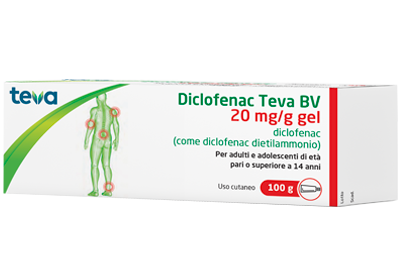 Diclofenac Teva Gel 60g 20mg/g