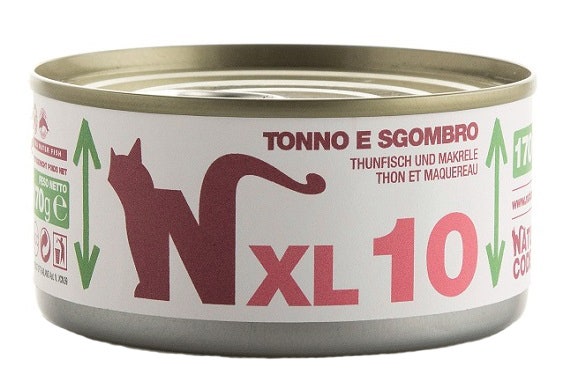 Natural Code XL10 per Gatti Adulti Tonno e Sgombro 170g