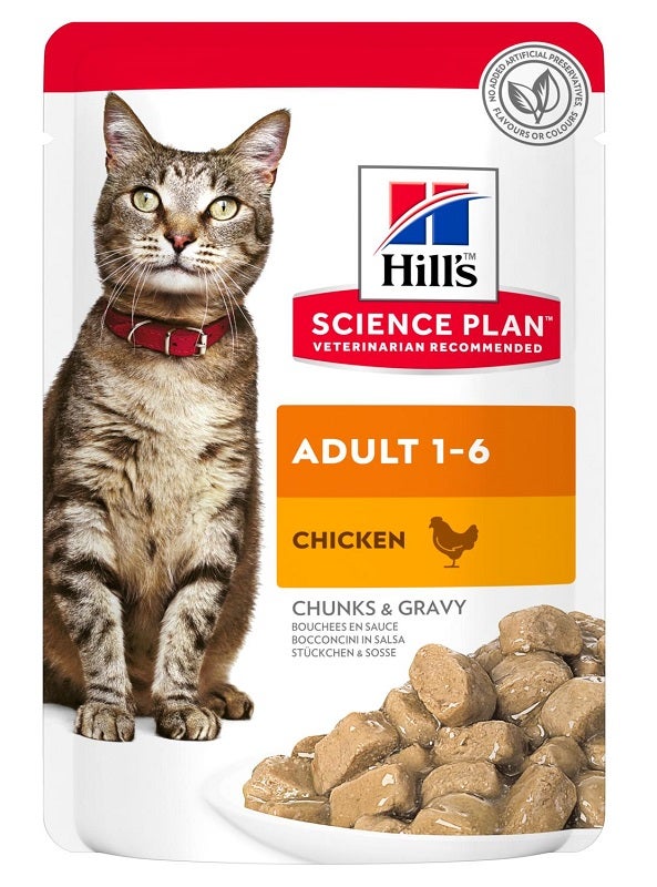 Hill's Science Plan Umido Gatto Adult Pollo In Salsa Bustina 85g