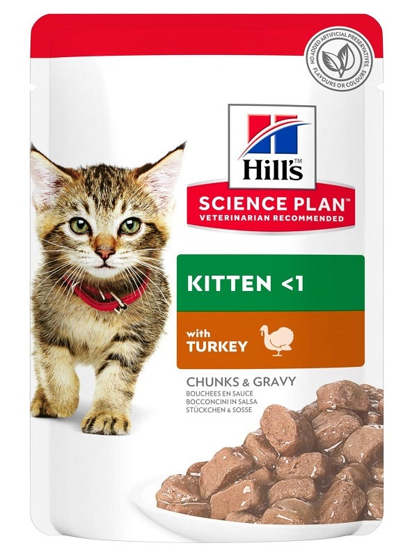 Hill's Science Plan Kitten Bocconcini Tacchino Per Gatti Cuccioli Bustina 85g
