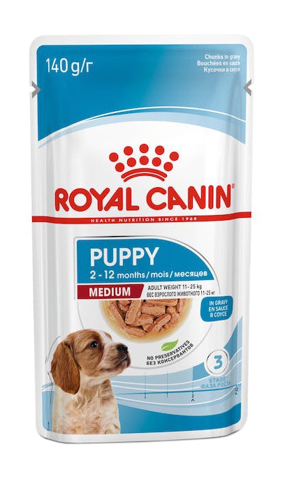 Royal Canin Puppy Medium Bocconcini In Salsa Per Cani 140g