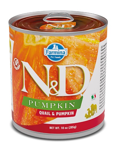 Farmina Natural & Delicious Pumpkin Con Quaglia E Zucca Per Cani Adulti 285g