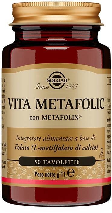 Solgar Vita Metafolic 50 Tavolette - Integratore Alimentare Premium