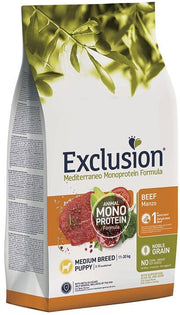 EXCLUSION M PUP BEEF M 3KG