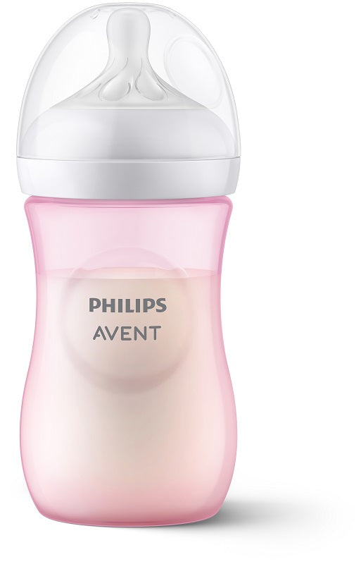 Avent Biberon Natural Response da 260ml Rosa Tettarella Flusso 3