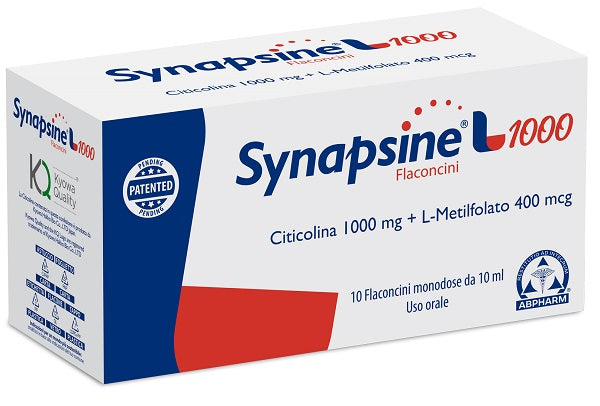L Synapsine 1000 Citicolina 1000 10 Flaconcini 10 ml