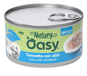 Oasy Wet Cat Natury Soft Jelly Tonnetto con Alici Lattina 85 g