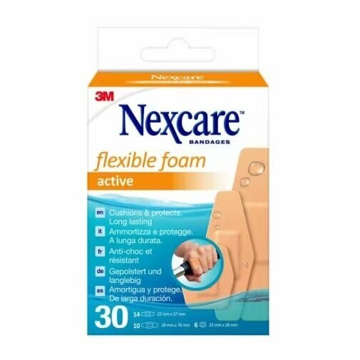 3M Nexcare Active 360° 30 pezzi assortiti