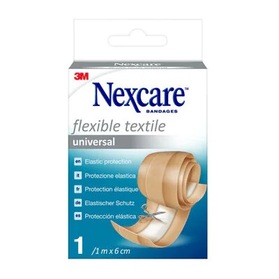 3m nexcare universal flexible textile plaster 1m x 6cm 1 pezzo