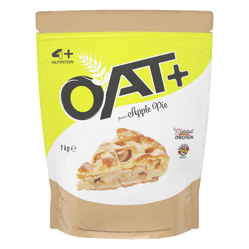 4+ nutrition oat+ farina d'avena gusto torta di mele 1kg