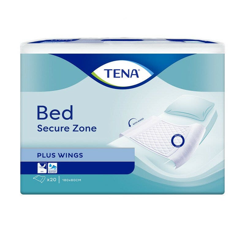 Tena Bed Plus Traversa Per Incontinenza Rimboccabile  80x180cm 20 Pezzi