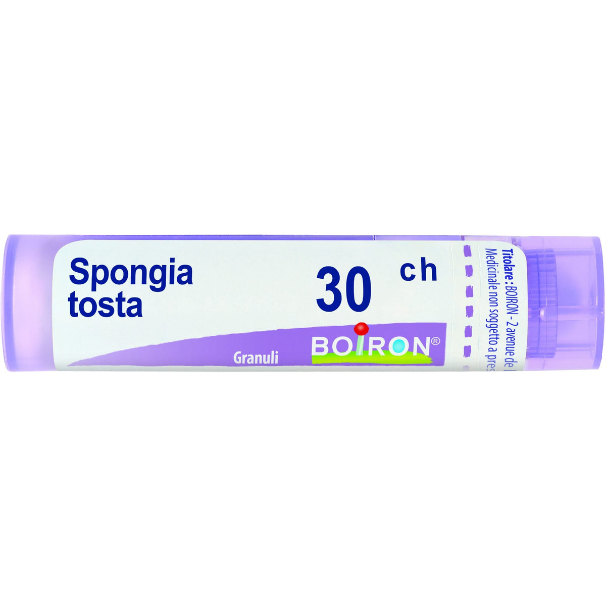Boiron Spongia Tosta Granuli 30Ch Tubo 4g