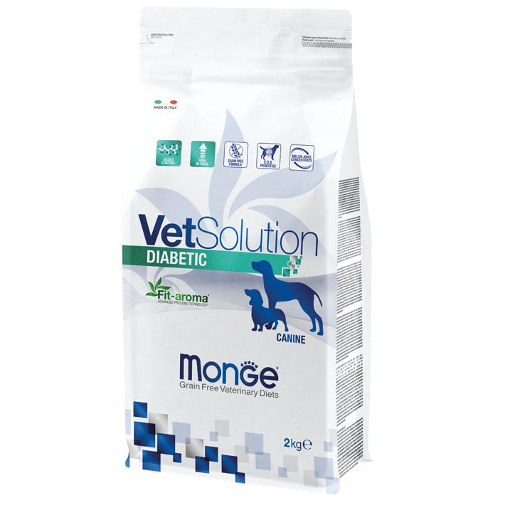 Monge VetSolution Diabetic Linea Veterinaria Cibo Secco Cani 2kg