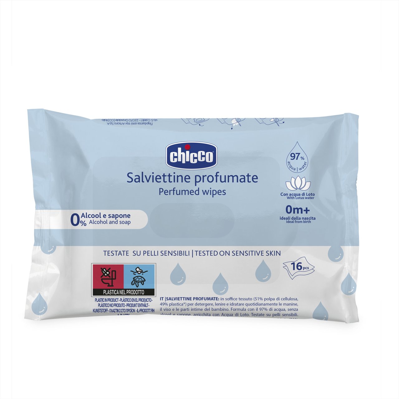 Chicco 16 Salviettine Profumate