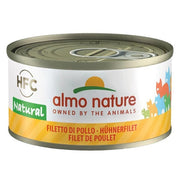Almo Nature HFC Natural Cibo Umido Petto Di Pollo Per Gatti Adulti Lattina 70g
