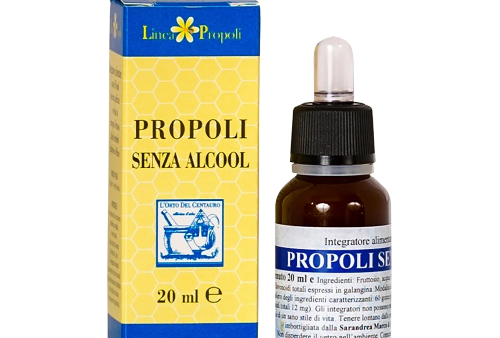 Propoli senza alcol gocce 20 ml