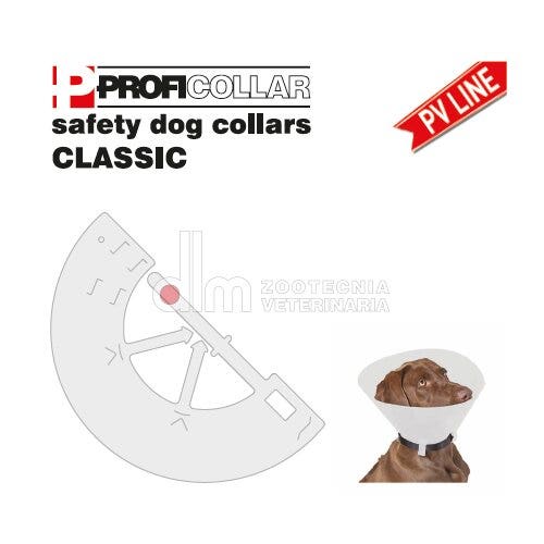 Collare Elisabetta ProfiCollar Classic Opaco Misura 35 XXXL