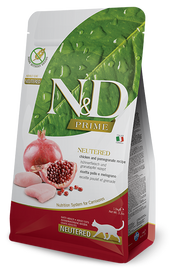 Farmina N&D Prime Neutered Pollo E Melograno Gatti Adulti Sterilizzati Sacco 300g