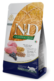 Farmina N&D Ancestral Grain Selection Agnello E Mirtillo Gatti Adulti Sacco 1,5kg