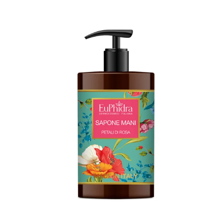 Sapone mani petali rosa 300ml