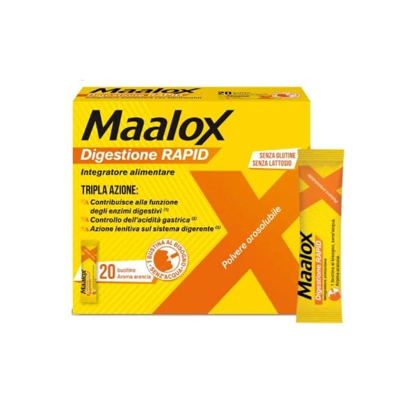 Maalox digestione rapid 20 bustine da 2 g