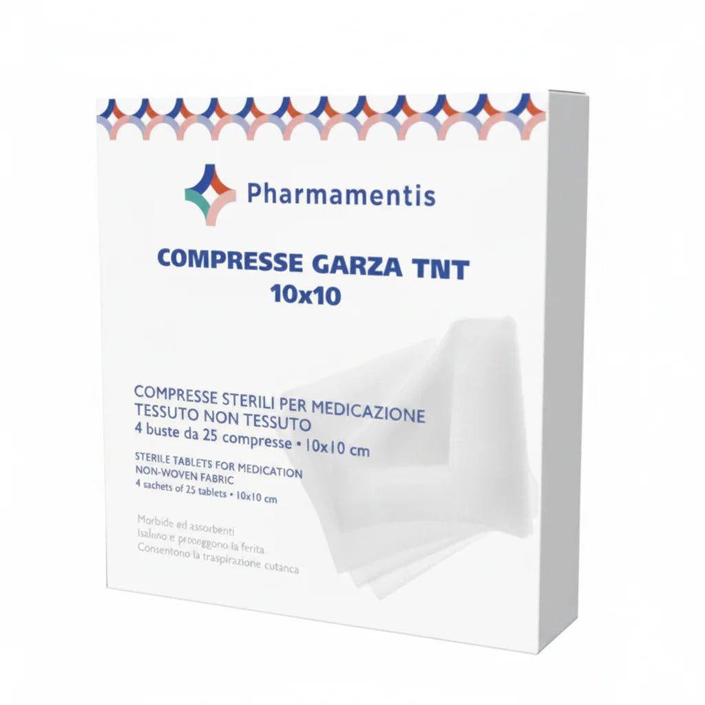 Pharmamentis Garza Tnt 10x10cm 100 Pezzi