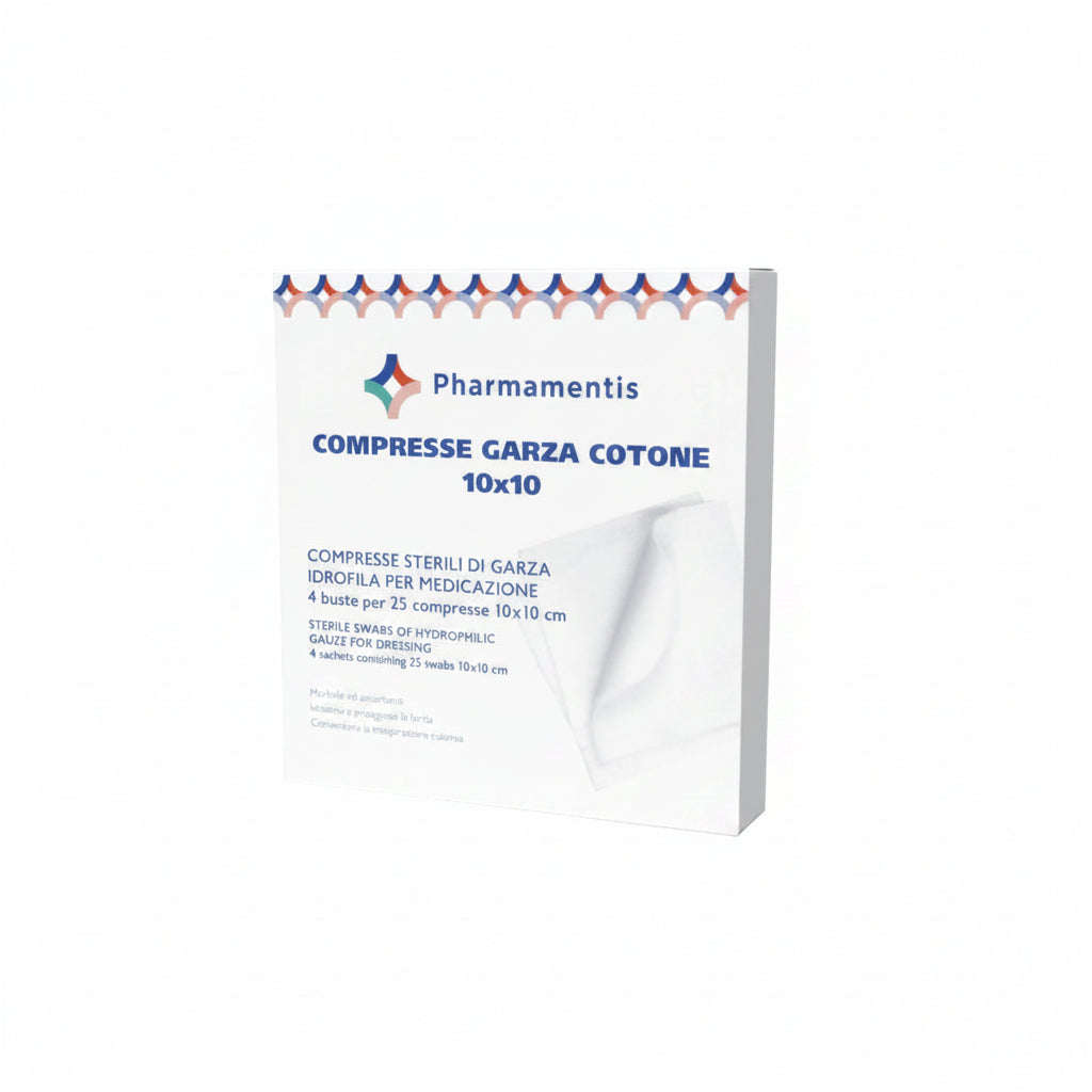 Pharmamentis Garza Cotone 10x10 100 Pezzi