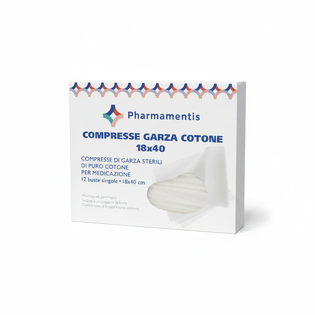 Pharmamentis Garza Cotone 18x40 12 Buste Singole