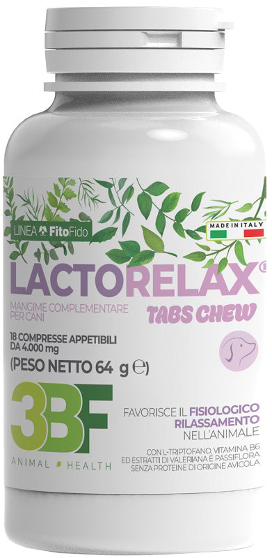 Lactorelax Tabs Chew 4000mg 18 Compresse Appetibili per Cani