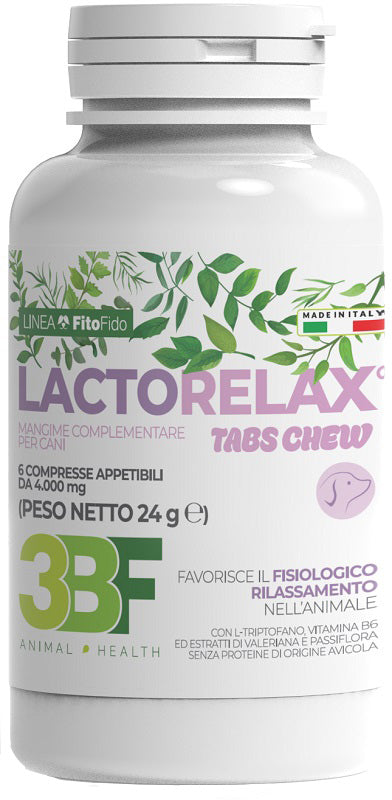 Lactorelax Tabs Chew 4000mg 6 Compresse Appetibili per Cani