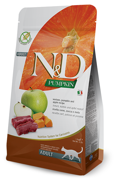 Farmina N&D Pumpkin Cervo E Zucca Gatti Adulti Sacco 300g