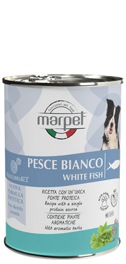 Marpet Aequilibriavet Dog Pesce Bianco Cibo Umido Per Cani Adulti Scatoletta 400g