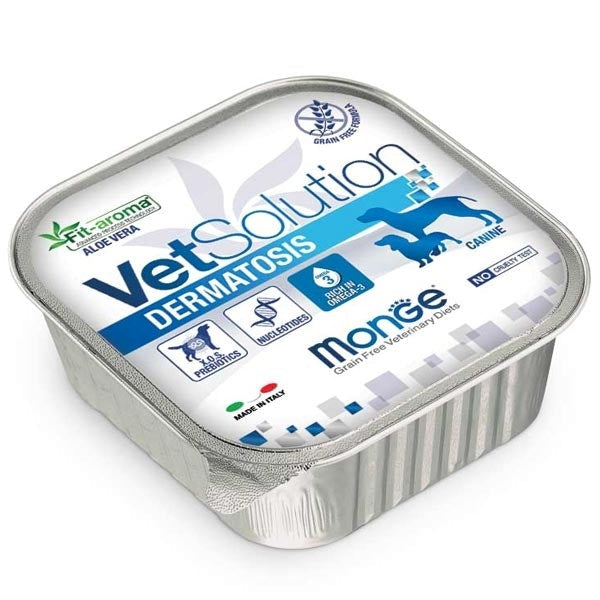 Monge VetSolution Dermatosis Linea Veterinaria Cibo Umido Cani 150g