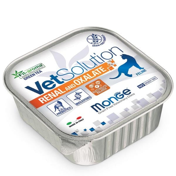Monge VetSolution Renal and Oxalate Linea Veterinaria Cibo Umido Gatti 100g