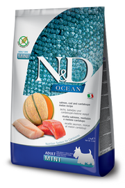 Farmina N&D Ocean Salmone E Merluzzo Cani Adulti Taglia Mini Sacco 800g