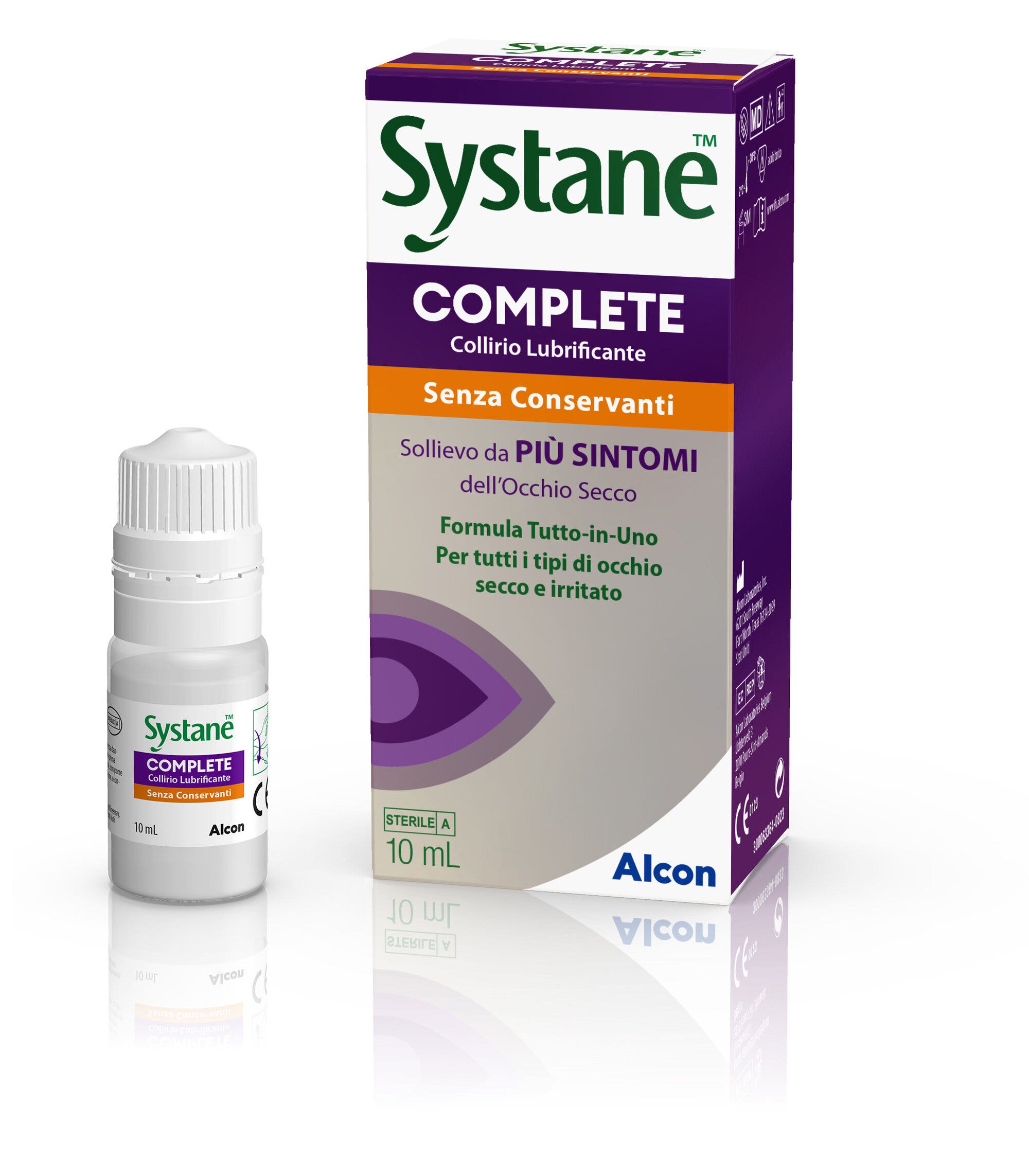 Systane Complete Collirio Lubrificante 10ml: allevia l'aridità oculare