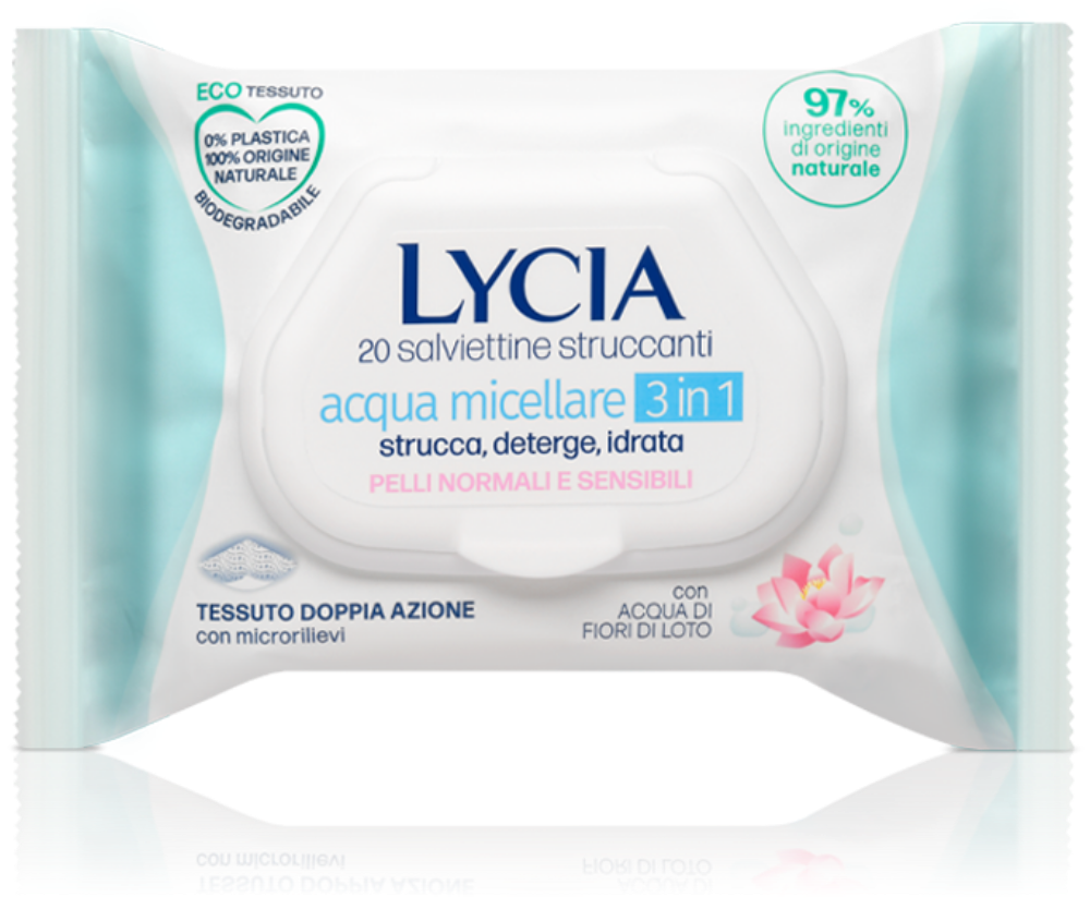 Lycia 20 Salviette Struccanti Micellari