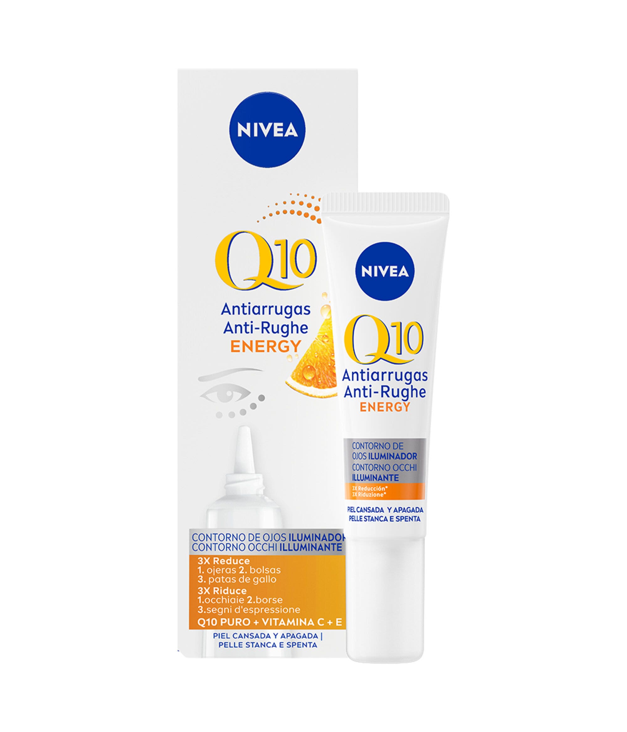 Nivea Q10 Anti-rughe Energy Contorno Occhi Illuminante Crema Antirughe 15ml