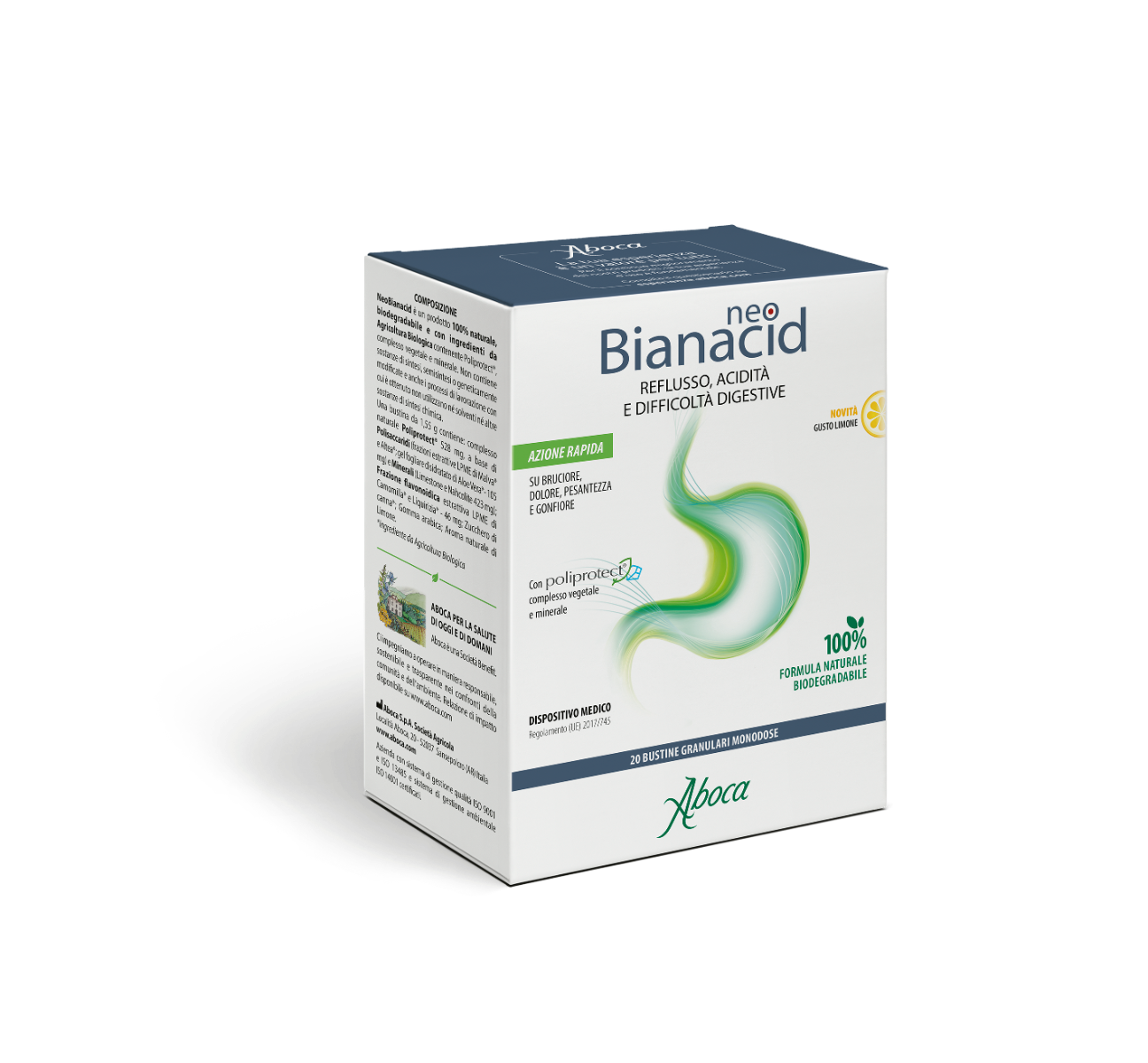 Aboca Neobianacid 20 Bustine Limone