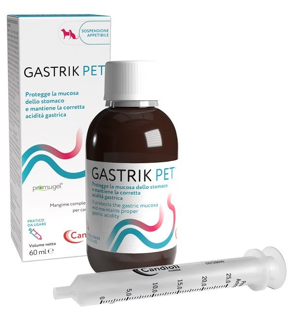 Gastrik Pet Mangime Complementare per Cani e Gatti Sospensione Orale 60ml