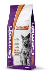 Gemon Cat Adult Sterilised Tacchino Cibo Secco Per Gatti Adulti Sterilizzati Sacco 7Kg
