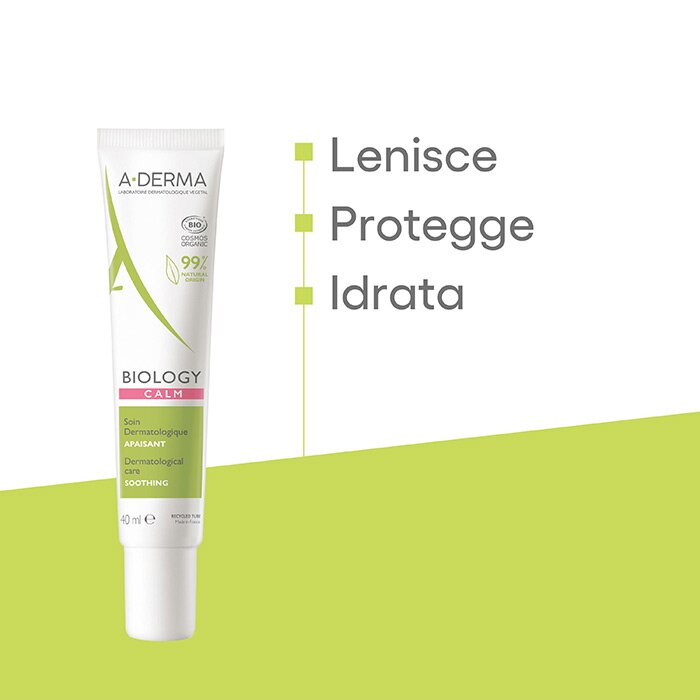 A-Derma Biology Calm Trattamento Lenitivo per Il Viso 40 ml